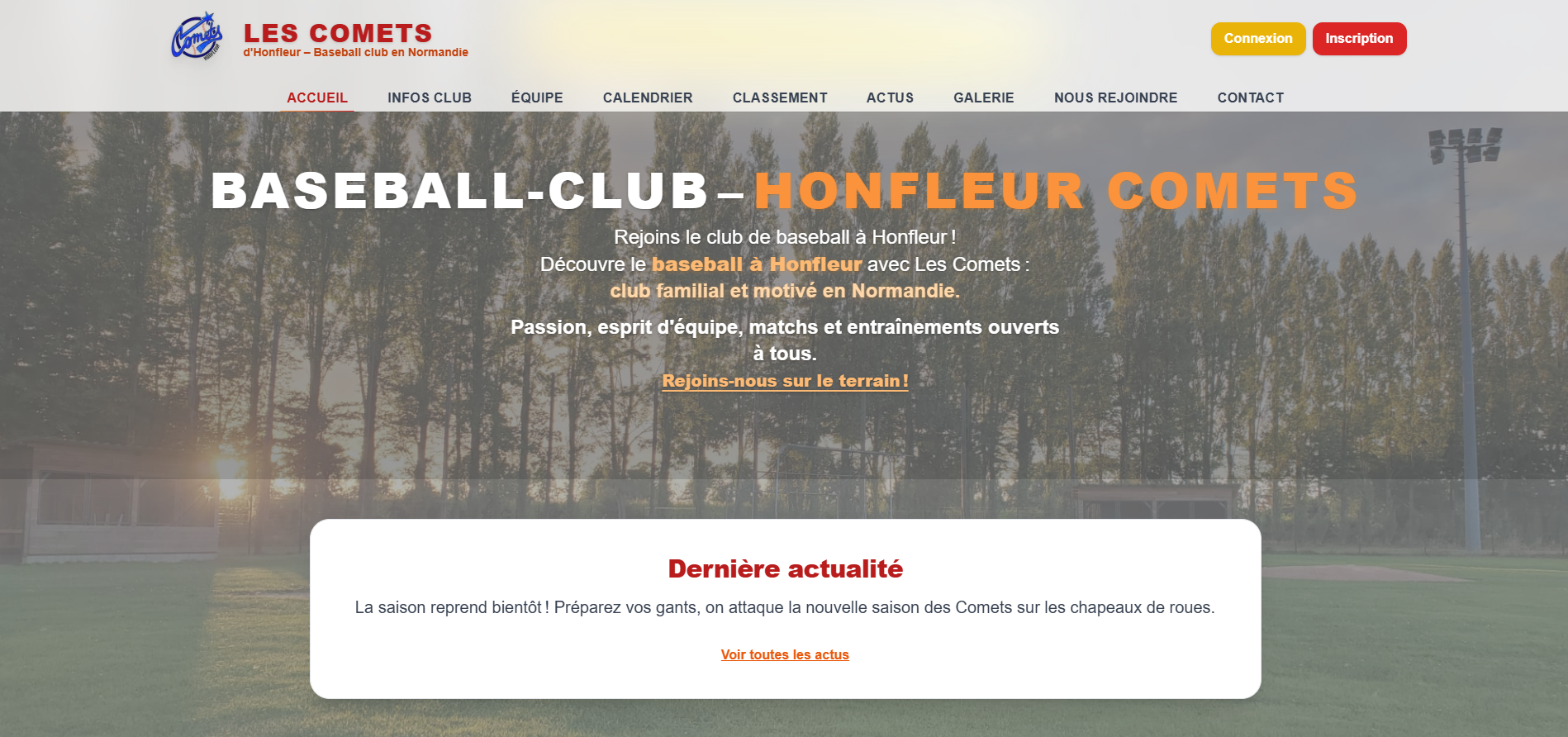 Site des Comets d'Honfleur